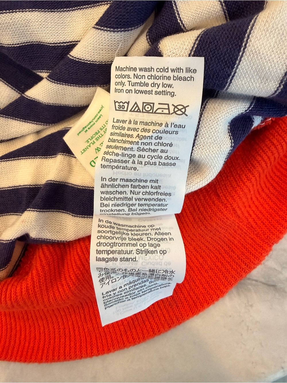 J. Crew Women’s Supercozy mockneck pullover in stripe, Medium - Picture 7 of 7